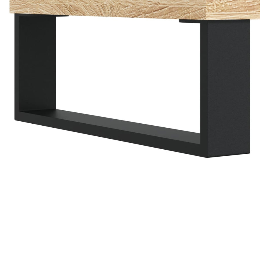 Nachtkastjes 40X35X47,5 Cm Bewerkt Hout Kleur 2 Sonoma eiken