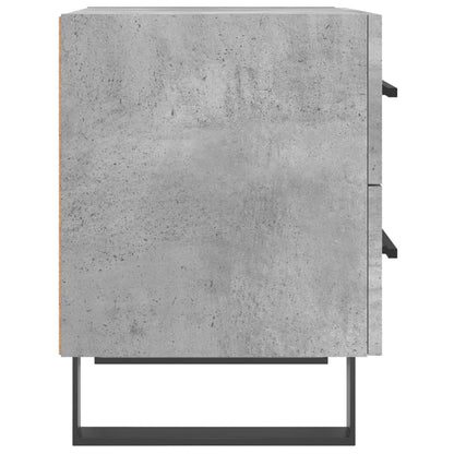 Nachtkastjes 2 St 40X35X47,5 Cm Bewerkt Hout Betongrijs