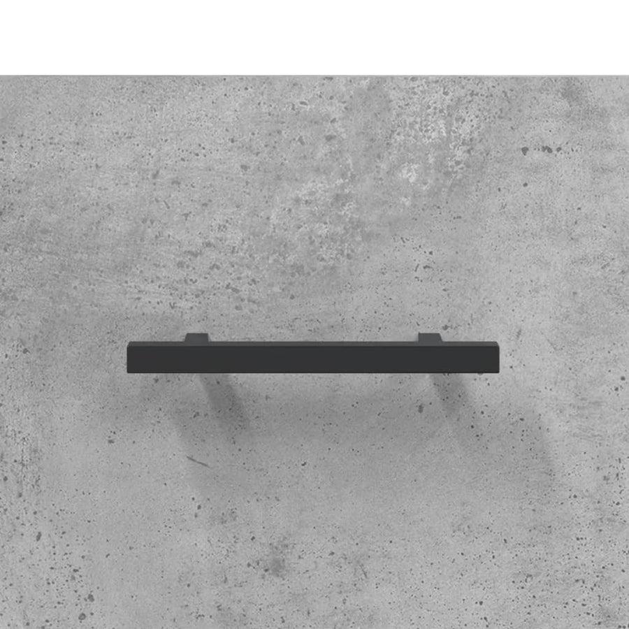Nachtkastjes 2 St 40X35X47,5 Cm Bewerkt Hout Betongrijs