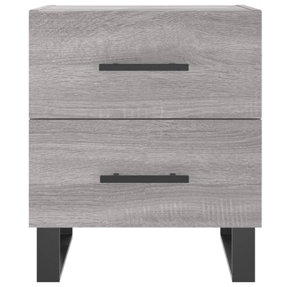 Nachtkastjes 2 St 40X35X47,5 Cm Bewerkt Hout Grijs Sonoma Eiken