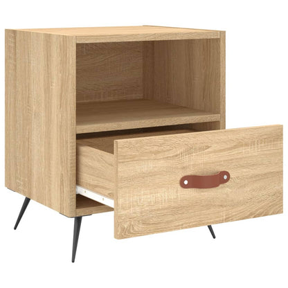 Nachtkastjes 40X35X47,5 Cm Bewerkt Hout Kleur 2 Sonoma eiken
