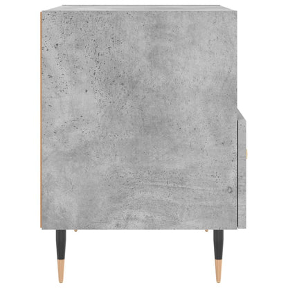 Nachtkastjes 40X35X47,5 Cm Bewerkt Hout 2 Betongrijs
