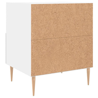 Nachtkastjes 2 st 40x35x47,5 cm bewerkt hout wit