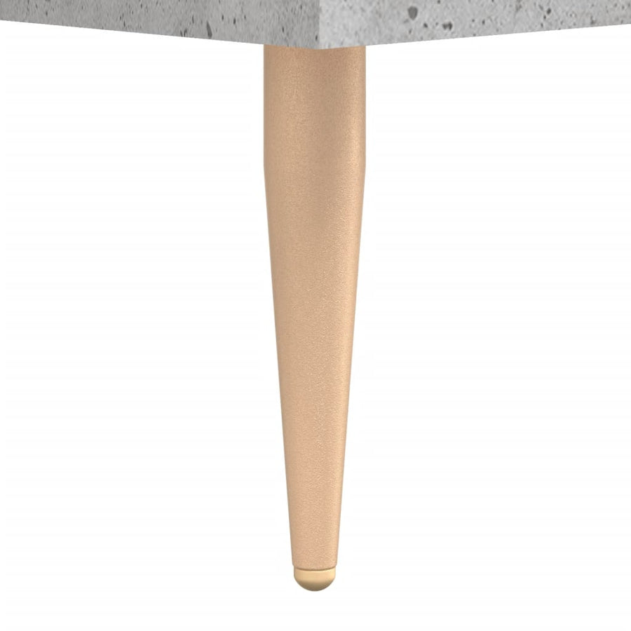 Nachtkastjes 2 st 40x35x47,5 cm bewerkt hout betongrijs