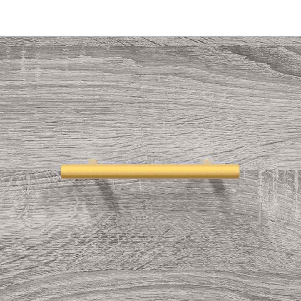 Nachtkastjes 2 st 40x35x47,5 cm bewerkt hout grijs sonoma eiken