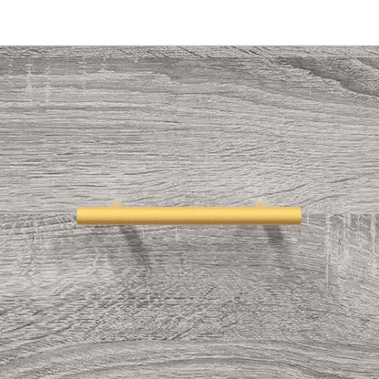 Nachtkastjes 2 st 40x35x47,5 cm bewerkt hout grijs sonoma eiken