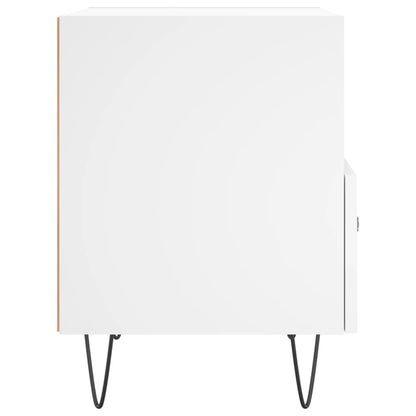Nachtkastjes 40X35X47,5 Cm Bewerkt Hout 2 Wit