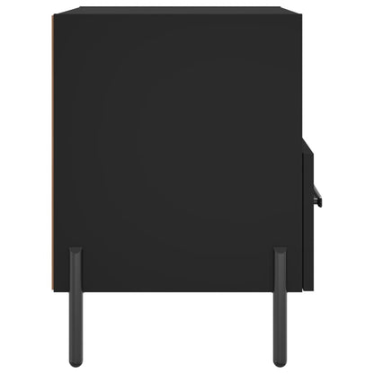 Nachtkastjes 40X35X47,5 Cm Bewerkt Hout 2 Zwart
