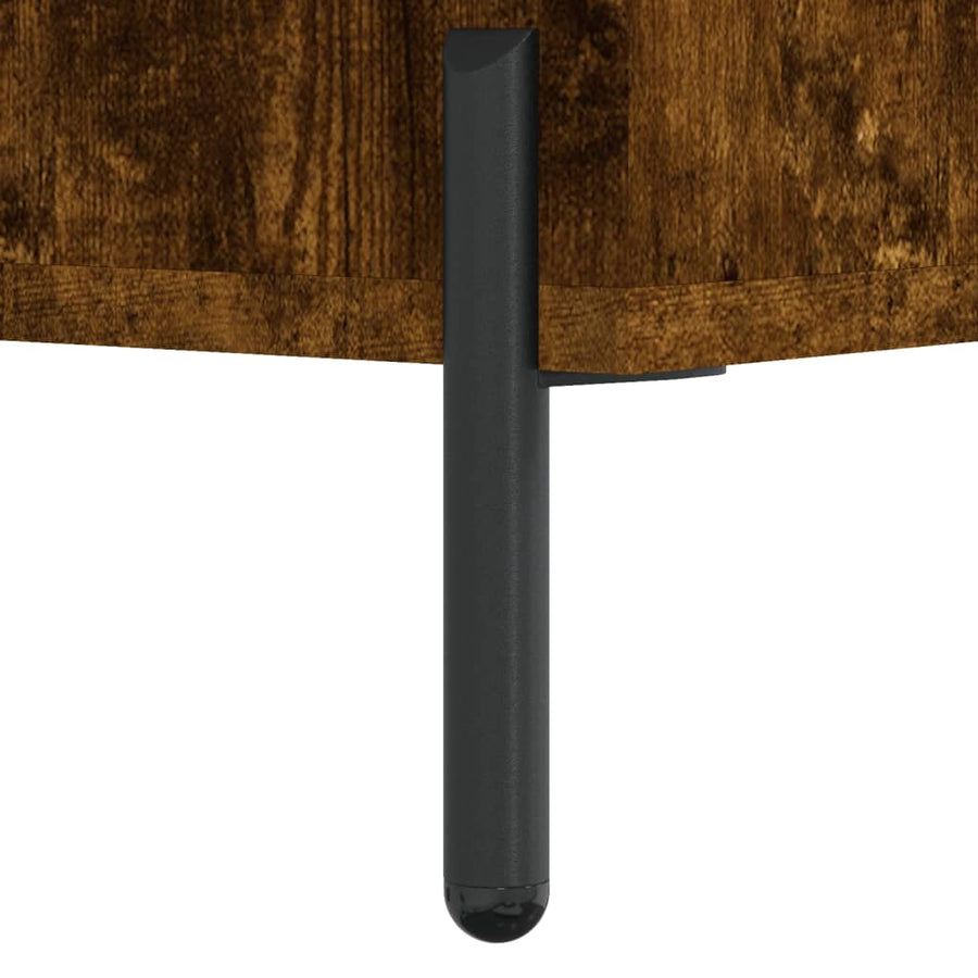 Nachtkastjes 40X35X47,5 Cm Bewerkt Hout Kleur 2 Gerookt eiken