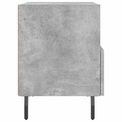 Nachtkastjes 40X35X47,5 Cm Bewerkt Hout 2 Betongrijs