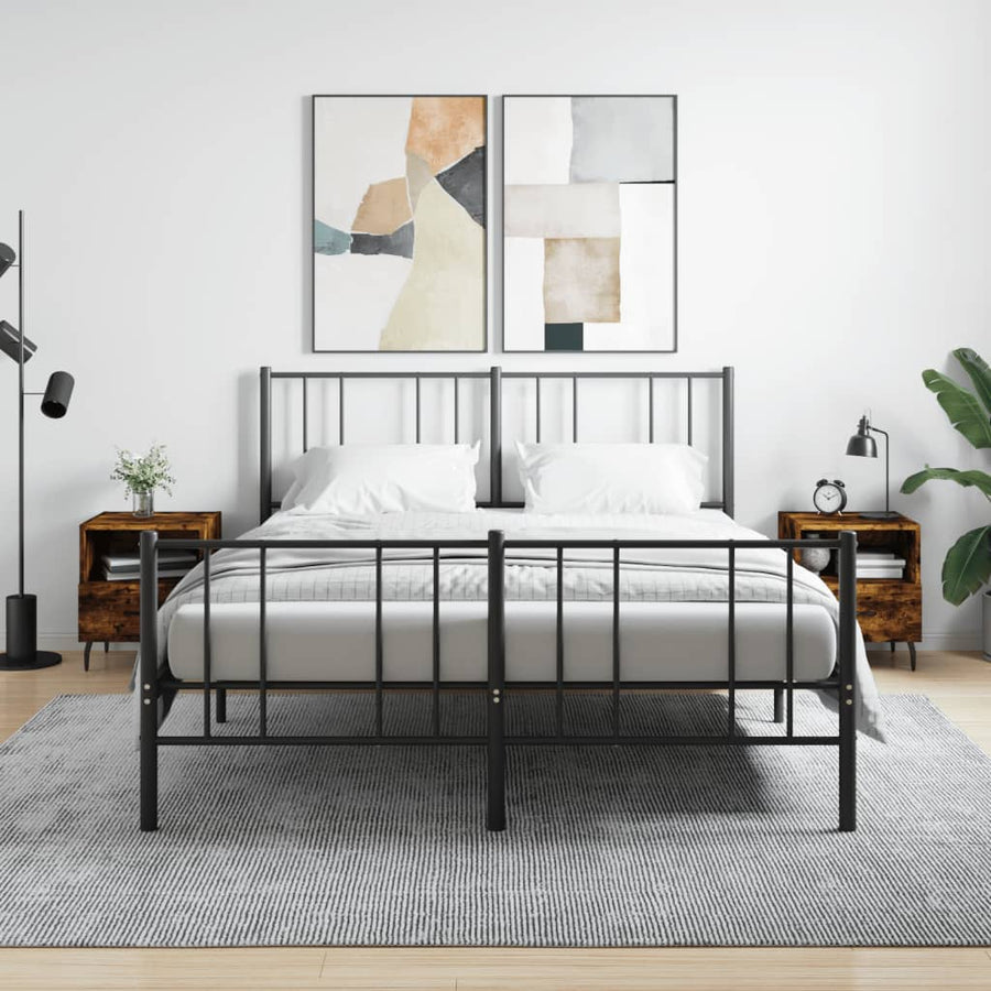Nachtkastjes 40X35X47,5 Cm Bewerkt Hout Kleur 2 Gerookt eiken