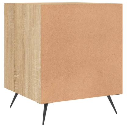 Nachtkastje 40X40X50 Cm Bewerkt Hout Sonoma Eikenkleurig
