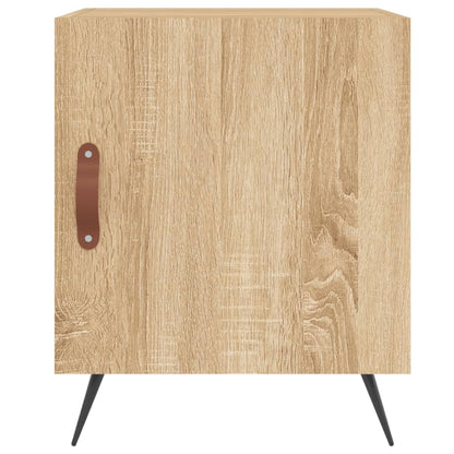 Nachtkastjes 40X40X50 Cm Bewerkt Hout Kleurig 2 Sonoma eiken