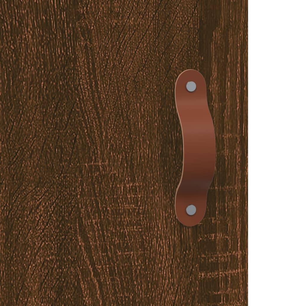 Nachtkastjes 2 St 40X40X50 Cm Bewerkt Hout Bruin Eikenkleur