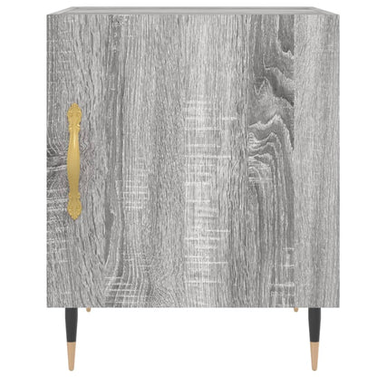Nachtkastjes 2 St 40X40X50 Cm Bewerkt Hout Grijs Sonoma Eiken