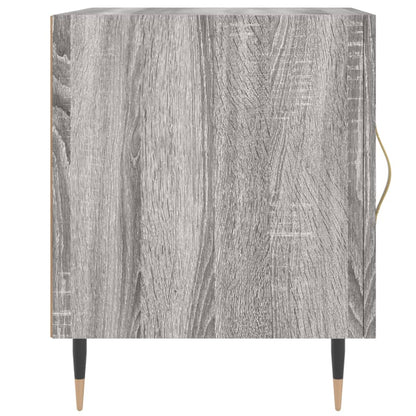 Nachtkastjes 2 St 40X40X50 Cm Bewerkt Hout Grijs Sonoma Eiken