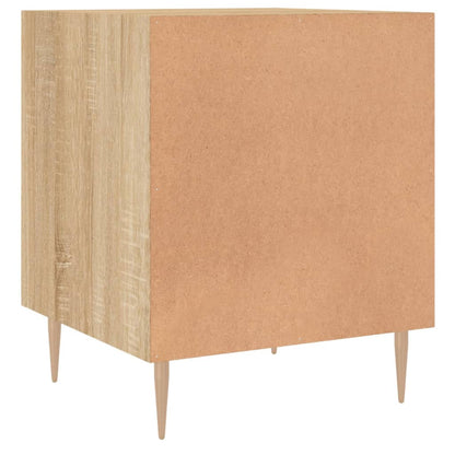 Nachtkastjes 40X40X50 Cm Bewerkt Hout Kleurig 2 Sonoma eiken