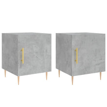 Nachtkastjes 40X40X50 Cm Bewerkt Hout 2 Betongrijs