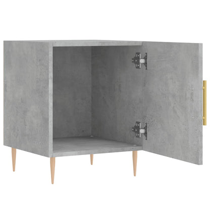 Nachtkastjes 40X40X50 Cm Bewerkt Hout 2 Betongrijs