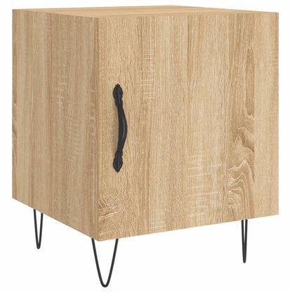 Nachtkastjes 40X40X50 Cm Bewerkt Hout Kleurig 2 Sonoma eiken