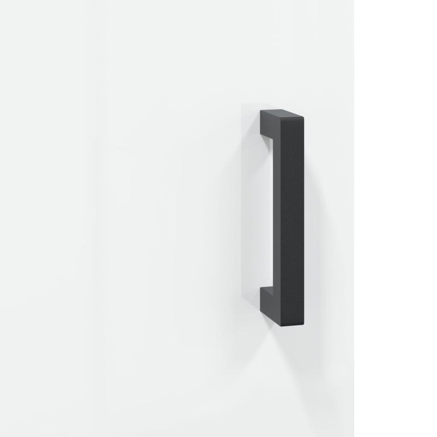 Nachtkastjes 2 St 40X40X50 Cm Bewerkt Hout Hoogglans Wit