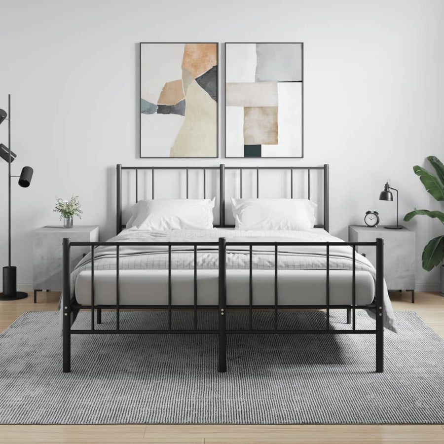 Nachtkastjes 2 St 40X40X50 Cm Bewerkt Hout Betongrijs
