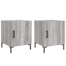 Nachtkastjes 2 St 40X40X50 Cm Bewerkt Hout Grijs Sonoma Eiken