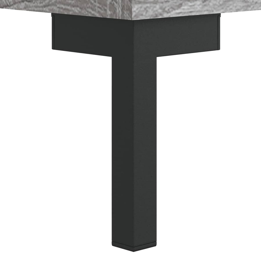 Nachtkastjes 2 St 40X40X50 Cm Bewerkt Hout Grijs Sonoma Eiken