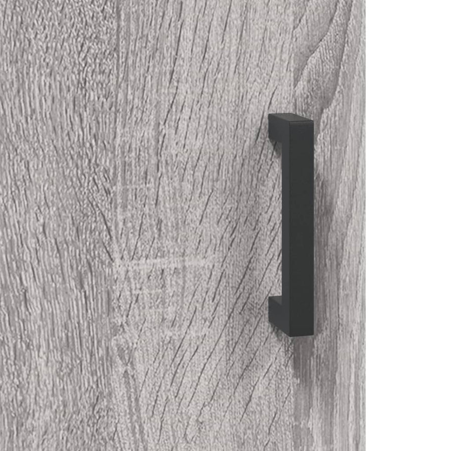 Nachtkastjes 2 St 40X40X50 Cm Bewerkt Hout Grijs Sonoma Eiken