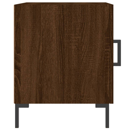 Nachtkastjes 40X40X50 Cm Bewerkt Hout Bruin Eikenkleur 2 Bruineiken