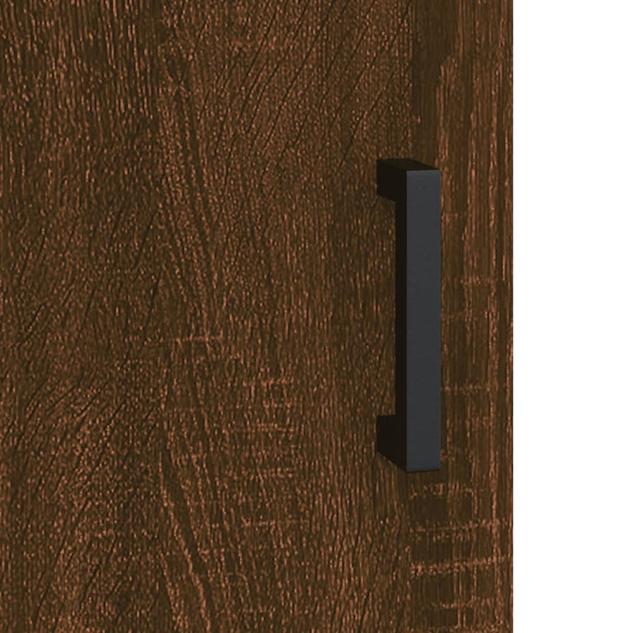 Nachtkastjes 40X40X50 Cm Bewerkt Hout Bruin Eikenkleur 2 Bruineiken
