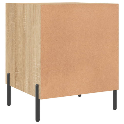 Nachtkastjes 40X40X50 Cm Bewerkt Hout Kleurig 2 Sonoma eiken