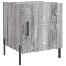 Nachtkastje 40X40X50 Cm Bewerkt Hout Grijs Sonoma Eikenkleurig