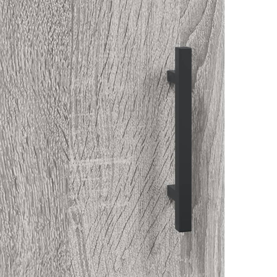 Nachtkastjes 40X40X50 Cm Bewerkt Hout Eiken 2 Grijs sonoma