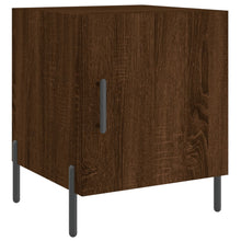 Nachtkastje 40X40X50 Cm Bewerkt Hout Bruin Eikenkleur