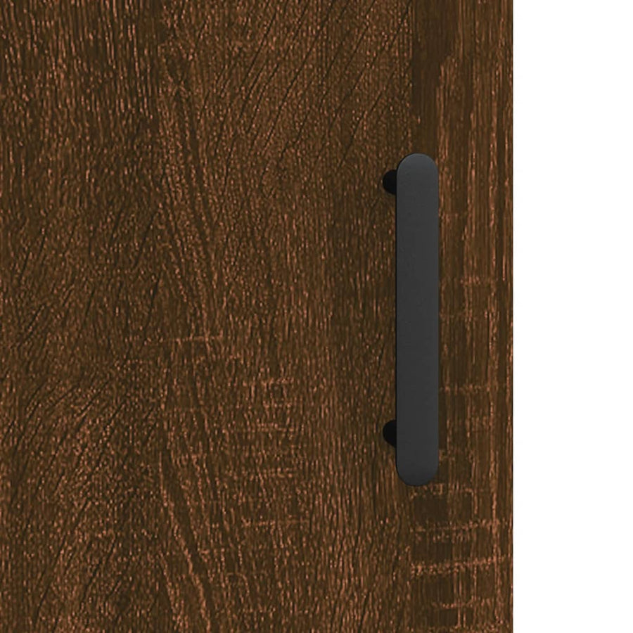 Nachtkastjes 2 St 40X40X50 Cm Bewerkt Hout Bruin Eikenkleur