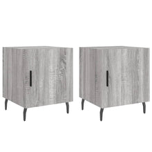 Nachtkastjes 2 St 40X40X50 Cm Bewerkt Hout Grijs Sonoma Eiken