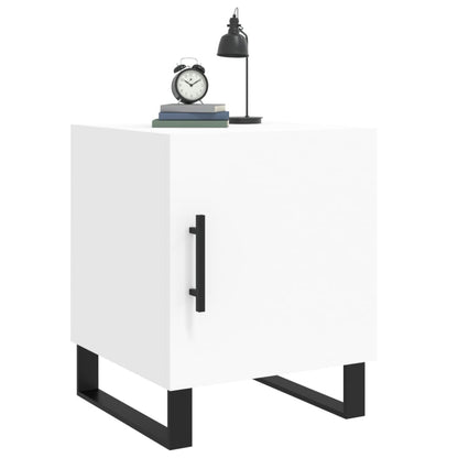 Nachtkastjes 2 St 40X40X50 Cm Bewerkt Hout Wit