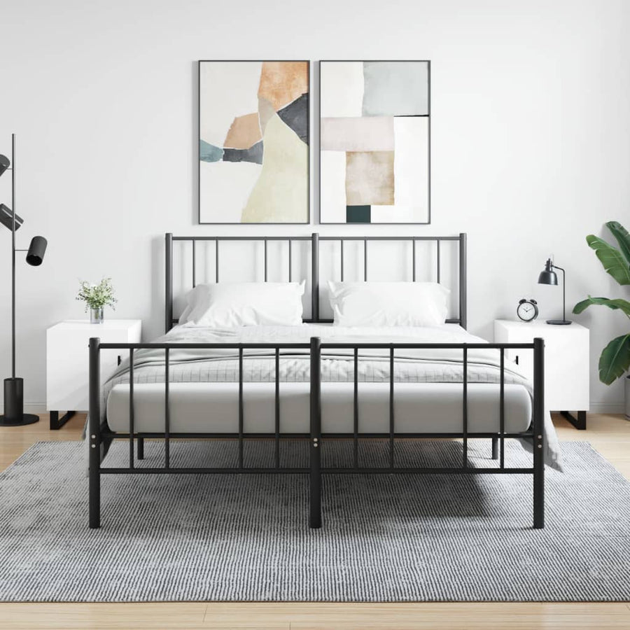 Nachtkastjes 40X40X50 Cm Bewerkt Hout 2 Hoogglans wit