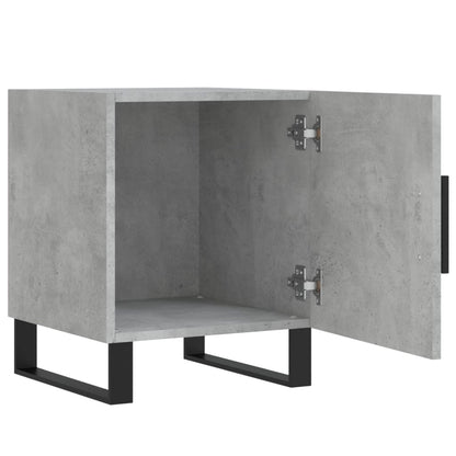 Nachtkastjes 2 St 40X40X50 Cm Bewerkt Hout Betongrijs