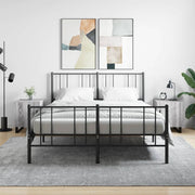 Nachtkastjes 2 st 40x40x50 cm bewerkt hout grijs