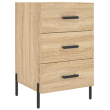 Nachtkastje 40X40X66 Cm Bewerkt Hout Kleurig Sonoma eiken