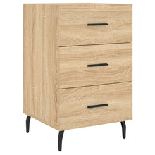Nachtkastje 40X40X66 Cm Bewerkt Hout Kleurig Sonoma eiken