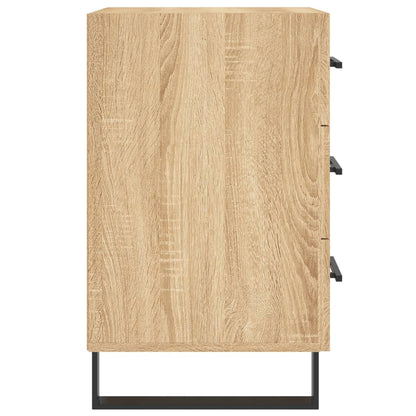 Nachtkastje 40X40X66 Cm Bewerkt Hout Kleurig Sonoma eiken