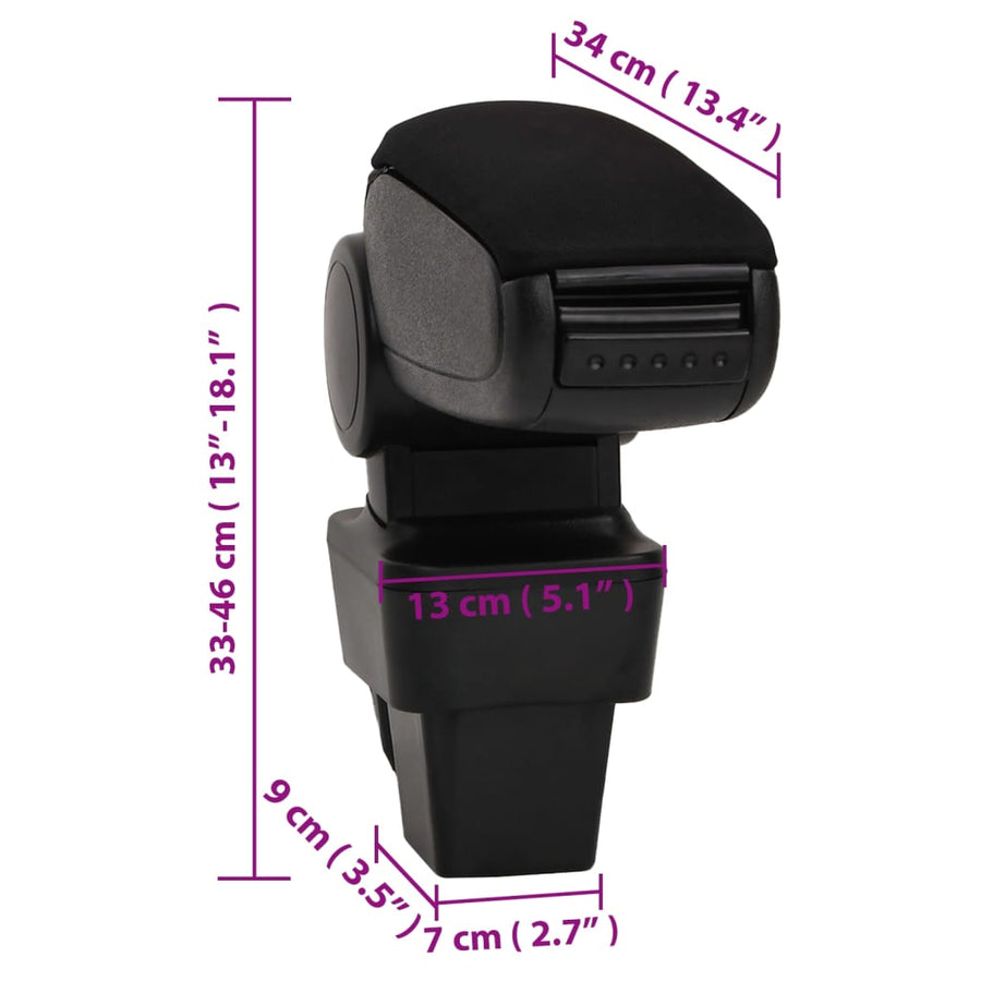 Armsteun 3X34X(33-46) Cm Abs Zwart opel astra h (2004-2010)