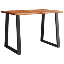 Eettafel Met Natuurlijke Rand Massief Acaciahout 110 x 70 x 75 cm
