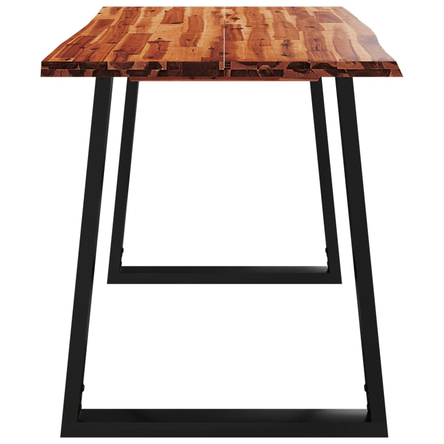 Eettafel Met Natuurlijke Rand Massief Acaciahout 110 x 70 x 75 cm