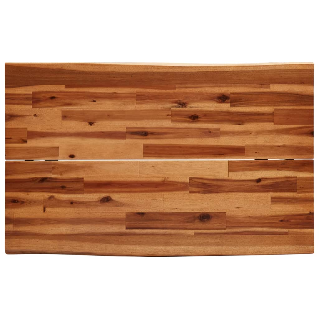 Eettafel Met Natuurlijke Rand Massief Acaciahout 110 x 70 x 75 cm