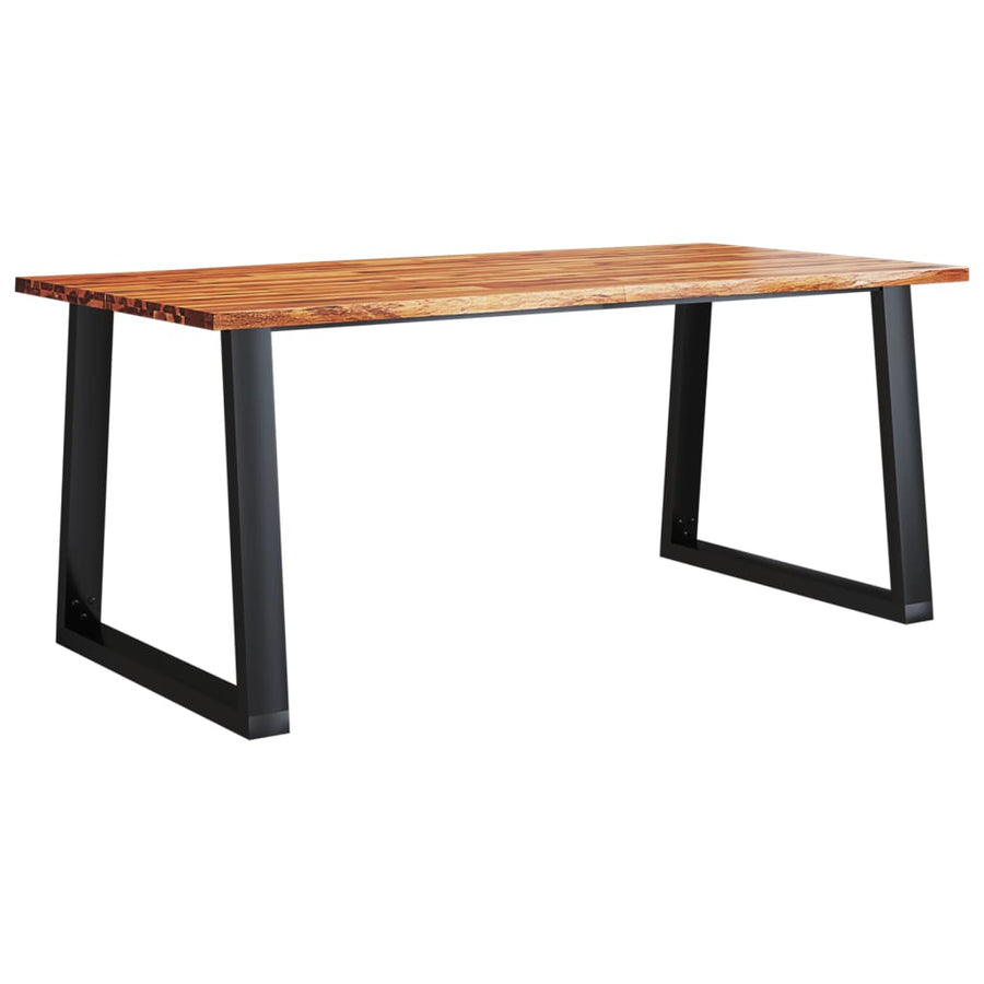 Eettafel Met Natuurlijke Rand Massief Acaciahout 180 x 90 x 75 cm