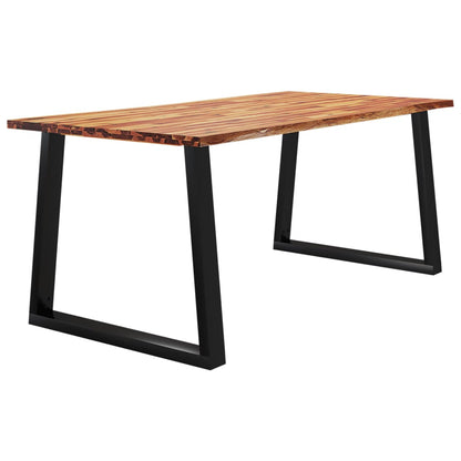 Eettafel Met Natuurlijke Rand Massief Acaciahout 180 x 90 x 75 cm